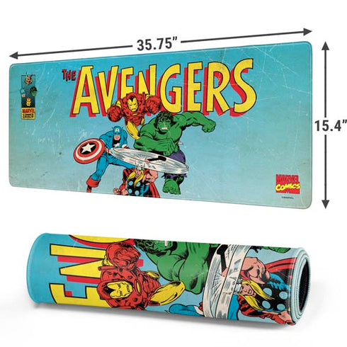 Marvel Classic Comics The Avengers Gaming Mouse Pad